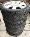 Alu kolo originál AUDI 7x17" ET42 5x112x57 a Dunlop SP Winter Sport M3 225/50 R17 98H XL 60%