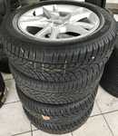 Alu kolo originál AUDI 6.5x17" ET33 5x112x57 a Dunlop SP Winter Sport 3D 215/60 R17 96H AO 80%