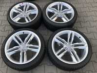 Alu kolo originál AUDI 9x20" ET37, 5x112x66.5 a Dunlop SP Winter Sport 3D 265/35 R20 99V XL AO 99%