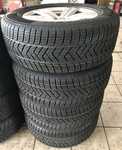 Alu kolo originál AUDI Q7 8x18" ET25 5x112x66.5 a Pirelli Scorpion Winter 255/60 R18 108H AO