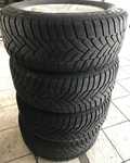 Alu kolo originál MERCEDES 8x18" ET53, 5x112x66.5 a Dunlop SP Winter Sport M3 265/60 R18 110H MO 70%