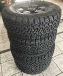 Alu kolo originál TOYOTA 7x15 6x139,7x107 ET30 a BFGoodrich All Terrain T/A KO2 31x10.50 R15 109S 98%