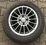 Alu kolo ALUTEC 7x15" 4x108x63.3 ET37 a Continental ContiEcoContact CP 195/65 R15 91H 20%