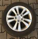 Alu kola originál HYUNDAI 5.5x16“ ET50, 5x114.3x67 a Nokian WR D3 205/55 R16 91T 95% + čidla tlaku TPMS Hyundai i30