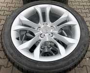 Alu kolo originál AUDI 8x18" ET31 5x112x66.5 a Continental ContiWinterContact TS810 Sport 245/40 R18 97V XL AO