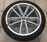 Alu kolo originál AUDI 8.5x19" ET32, 5x112x66.5 a Continental WinterContact TS830 P 255/35 R19 96V XL AO 98%