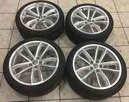 Alu kolo originál AUDI 8.5x19" ET32, 5x112x66.5 a Continental WinterContact TS830 P 255/35 R19 96V XL AO 98%