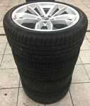 Alu kolo originál AUDI 8.5x19" ET32, 5x112x66.5 a Continental WinterContact TS830 P 255/35 R19 96V XL AO 98%