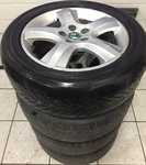 Alu kolo originál ŠKODA 6.5x16" ET42, 5x100x57 a BFGoodrich g-Grip 205/55 R16 91W 5%