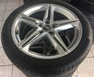 Alu kolo originál AUDI 8x18" ET40 5x112x66.5 a Continental SportContact 5 245/40 R18 93Y AO