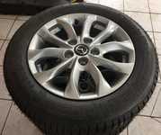 Alu kolo originál MAZDA 6.5x16" ET50 5x114.3x67 a Kleber Krisalp HP2 205/60 R16 92H