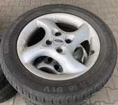 Alu kolo originál FORD 6x16" 4x108x63.3 ET40 a Continental PremiumContact 205/55 R16 91V 30%