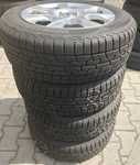 Alu kolo MAGMA 6.5x15" ET35, 5x100x57 a Firestone Winterhawk 2 EVO 195/60 R15 88T 70%