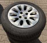 Alu kolo originál CITROEN 6x15" 4x108x65 ET18 a Barum Brillantis 2 185/65 R15 88T 70%