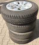 Alu kolo originál CITROEN 6x15" 4x108x65 ET18 a Barum Brillantis 2 185/65 R15 88T 70%