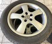 Alu kolo ENZO 7x17“ ET38, 5x112x66.5 a Bridgestone RE050 225/50 R17 94W * RFT 60%