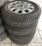 Alu kolo ŠKODA 5.5x13" ET36 4x100x57 a Barum Polaris 2 165/70 R13 79T 30%, Barum Brilantis 2 165/70 R13 50%