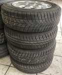 Alu kolo ŠKODA 5.5x13" ET36 4x100x57 a Barum Polaris 2 165/70 R13 79T 30%, Barum Brilantis 2 165/70 R13 50%