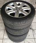 Alu kolo originál AUDI 8x17" ET48 5x112x57 a Vredestein Quatrac 5 245/45 R17 99Y XL 80%