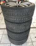 Alu kolo originál AUDI Q7 9x20“ ET60, 5x130x71.5 a Bridgestone Blizzak LM25 285/35 R20 100V RFT 60%