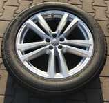 Alu kolo originál AUDI 8x20" ET28, 5x112x66.5 a Bridgestone Blizzak LM-80 Evo 255/50 R20 109H XL AO 99% + čidla tlaku TPMS