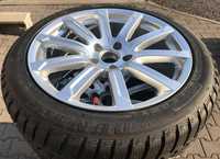 Alu kolo originál AUDI Q7 10x20" ET44, 5x130x71.5 a Dunlop GRANDTREK WINTER SPORT M3 275/45 R20 110V XL AO