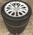 Alu kolo originál AUDI 7.5x19" ET33 5x112x66.5 a Continental WinterContact TS830 P 235/45 R19 99V XL AO 90%