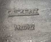Alu kolo DEZENT 7x17“ ET40, 5x114.3x67 a Hankook W310 Winter i*cept Evo 215/60 R17 96H 70%