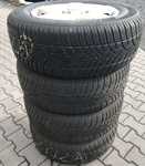 Alu kolo originál VW 7.5x17" ET55, 5x130x71.5 a Dunlop SP Winter Sport 3D 235/65 R17 108H 10%