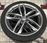 Alu kolo originál AUDI 9x20" ET37, 5x112x66.5 a Pirelli PZero 275/35 R20 102Y 10%