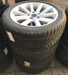 Alu kolo originál BMW 8x18" ET30, 5x120x72.5 a Dunlop SP Winter Sport 3D 245/45 R18 100V XL * RFT 99% + čídla tlaku TPMS
