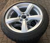 Alu kolo originál BMW 8x17" ET29, 5x120x72.5 a Bridgestone Blizzak LM25 225/45 R17 91H RFT *