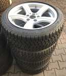 Alu kolo originál BMW 8x17" ET29, 5x120x72.5 a Bridgestone Blizzak LM25 225/45 R17 91H RFT *