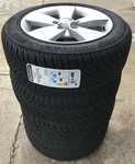 Alu kolo originál ŠKODA 7x16" ET45, 5x112x57 a Continental WinterContact TS860 205/55 R16 94H XL