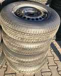 Plechový disk KFZ 9427 6,5Jx16 5x114,3x67 ET46 a Yokohama Geolandar G033 215/70 R16 100H + čidla tlaku TPMS