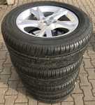 Alu kolo originál AUDI 7x17“ ET43, 5x112x57 a Bridgestone Dueler H/P Sport 235/55 R17 99V AO