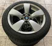 Alu kolo originál BMW 7.5x17" ET20, 5x120x72.5 a Dunlop SP Winter Sport 4D 225/45 R17 91H 90%