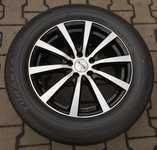 Alu kolo PLATIN 7.5x17" ET48, 5x108x63.3 a Bridgestone Turanza ER300 235/55 R17 99W 