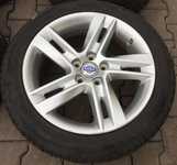 Alu kolo originál VOLVO 8x17" 5x108x63.3 ET55 a Nokian WR A4 235/45 R17 97V XL 95% + čidla tlaku TPMS