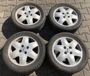 Alu kolo originál OPEL 5.5x15" ET46 4x100x56.5 a Fulda Carat Progresso 195/50 R15 82H 50%