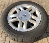 Alu kolo originál RENAULT 6.5x16" ET49 4x100x60 a Michelin Energy Saver + 205/60 R16 92H 80%