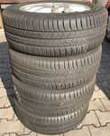 Alu kolo originál RENAULT 6.5x16" ET49 4x100x60 a Michelin Energy Saver + 205/60 R16 92H 80%