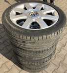 Alu kolo originál VW 7x17" ET54 5x112x57 a Vraník PS2-protektor 225/45 R17 91V 80% a Dunlop SP Sport 01A 225/45 R17 91W 30%