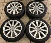 Alu kolo originál AUDI 8x18" ET39, 5x112x66.5 a Hankook K125 Ventus Prime 3 245/45 R18 100W 20%