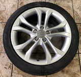 Alu kolo originál AUDI 8x18" ET47 5x112x66.5 a Continental ContiWinterContact TS810 Sport 245/40 R18 97V XL AO 10%