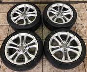 Alu kolo originál AUDI 8x18" ET47 5x112x66.5 a Continental ContiWinterContact TS810 Sport 245/40 R18 97V XL AO 10%