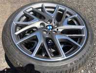 Alu kolo originál BMW 8x19" ET57, 5x112x66.5 a Continental SportContact 5 225/40 R19 89W SSR * + čidla tlaku TPMS