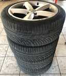 Alu kolo originál AUDI 8.5x18" ET29 5x112x66.5 a Michelin Pilot Alpin PA4 245/40 R18 97V 20%