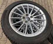 Alu kolo originál AUDI 7.5x17" ET29 5x112x66.5 a Continental WinterContact TS850 P 225/50 R17 98H XL AO 98%