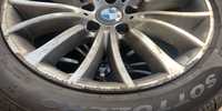 Alu kolo originál BMW 8x18" ET30, 5x120x72.5 a Pirelli Winter 240 SottoZero II 245/45 R18 100V XL * RFT 20%